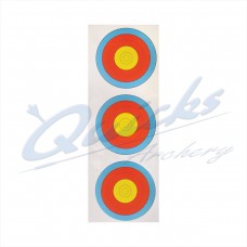 Target Face 60cm Arrowhead Vertical 3 spot face (pack of 100) DISCOUNTED PRICE : AT36