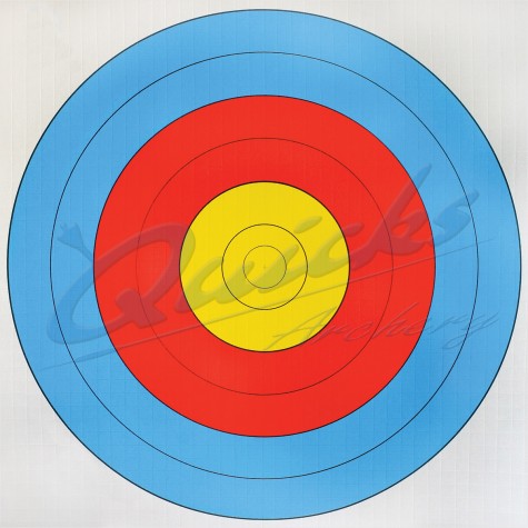 Target Face 80cm Arrowhead Re-inforced Face 10 - 5 Ring 6  ZONE (each) : AT38Roundel