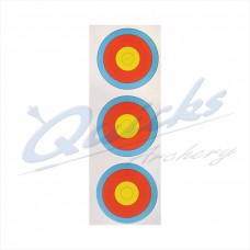Target Face  Arrowhead 40cm Vertical 3 spot face RECURVE 10 RING only : AT45