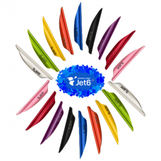 Korea Archery Jet6 Ghost Vanes 1.88 inch for Compounds (pack 50) NEW FOR 2025 : KF30