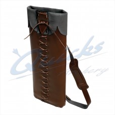 Longshot Traditional Leather Back Quiver : QQ77