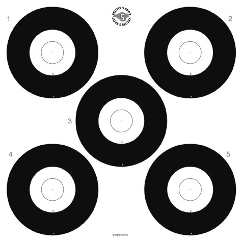 Vectis 5 Spot Worcester Indoor face (each)