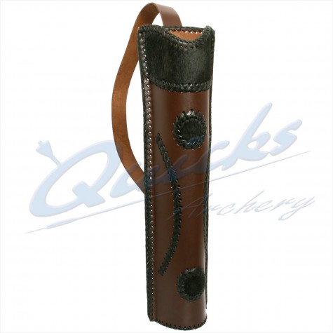 Longshot Traditional Leather Back Quiver : XQ10Quivers & BeltsXQ10