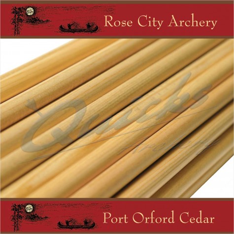 Rose City Premium P.O.C Wood Shafts : 32inch long (per 12) : ZS31 5/16Wood Arrow ShaftsZS31 5 12