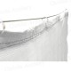 White Backstop Netting 20ft (W) x 10ft (H) (6.1 x 3m) : ZT41